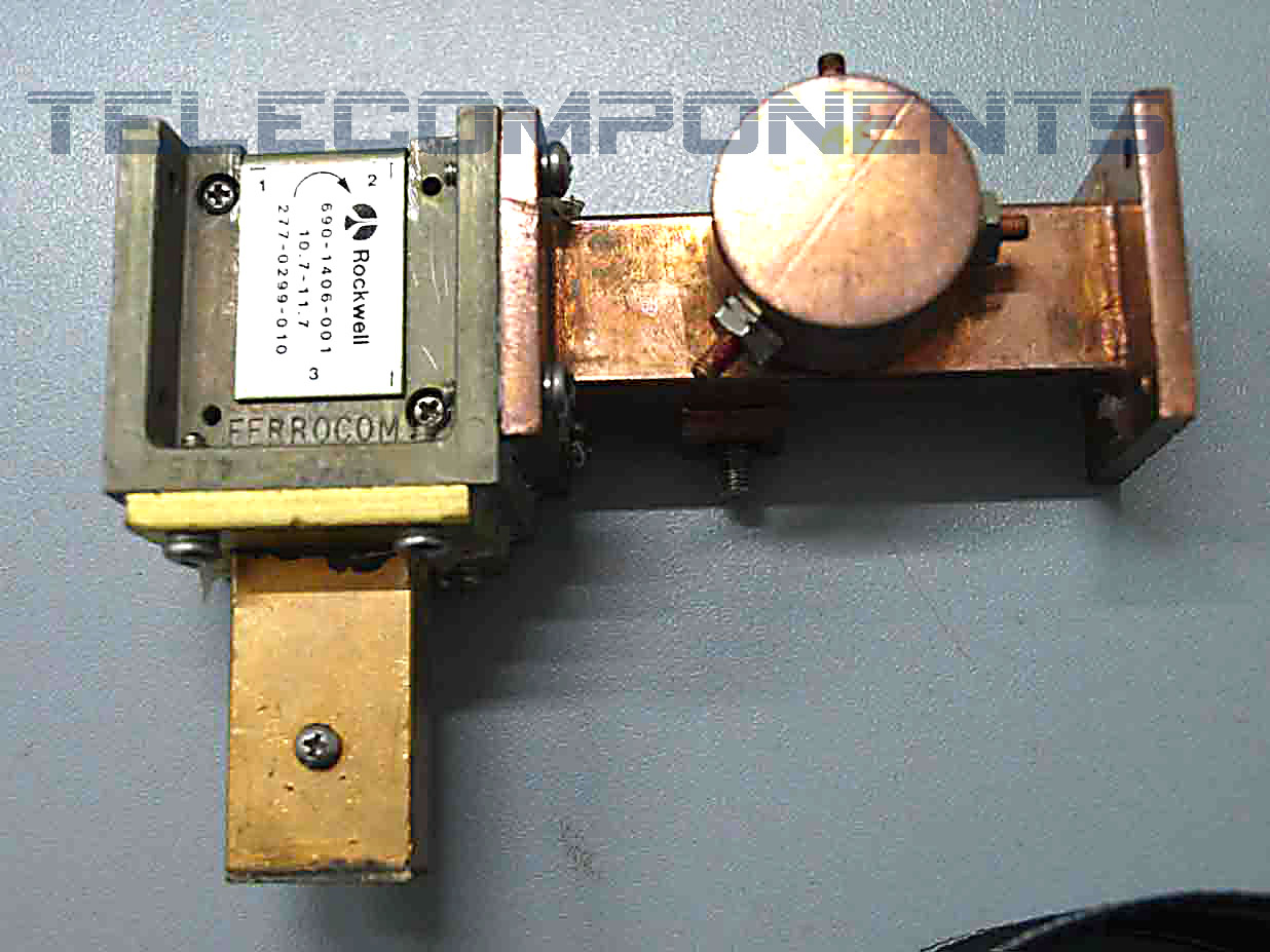 Circulator Rockwell 10 Ghz with dummy load and trap