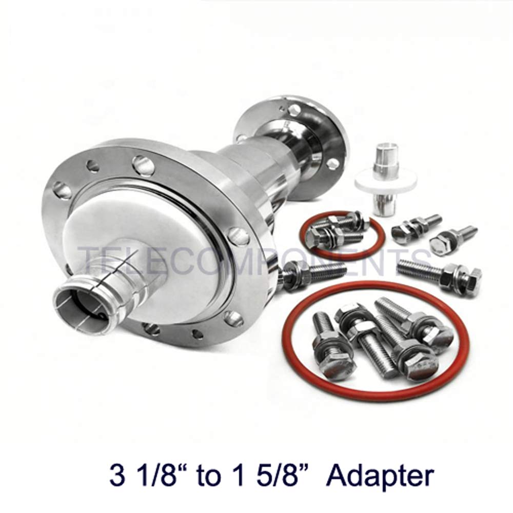 Coaxial adapter 3 1/8" to 1 5/8"