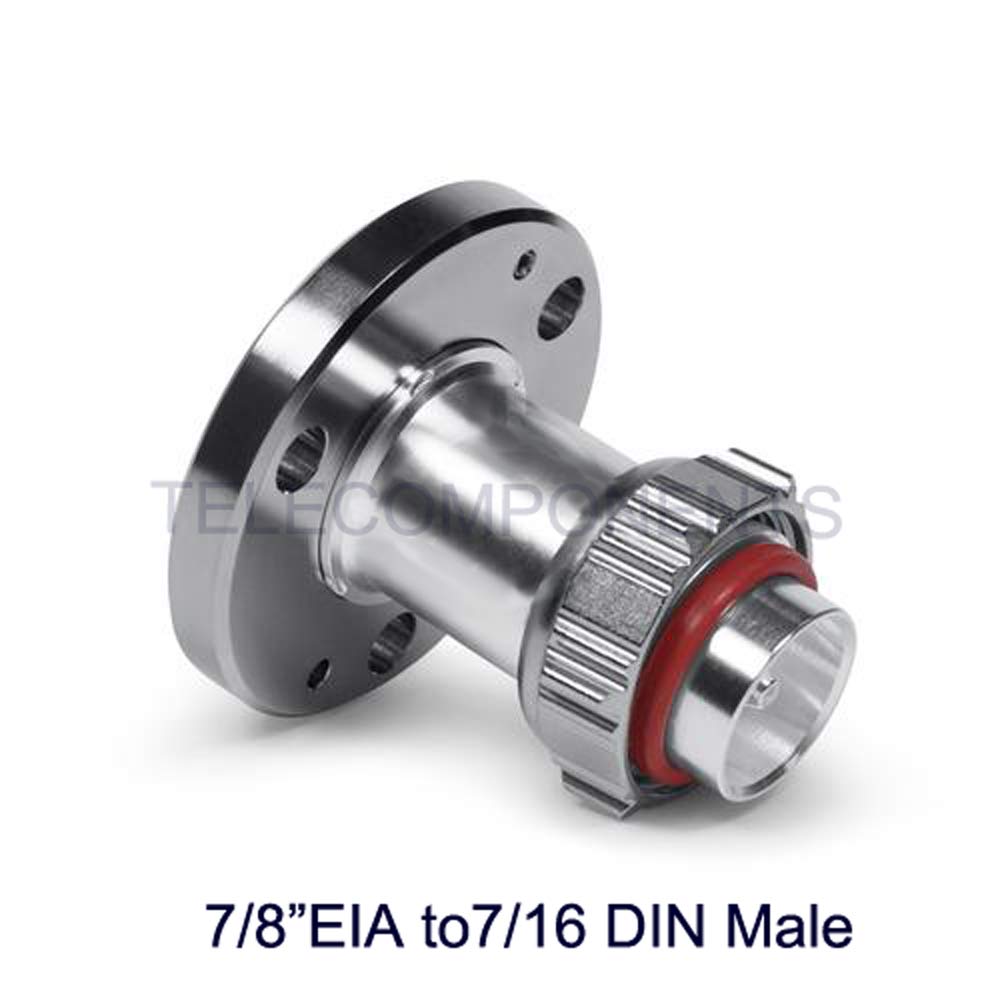 Coaxial adapter 7/8" EIA to 7/16" DIN Male