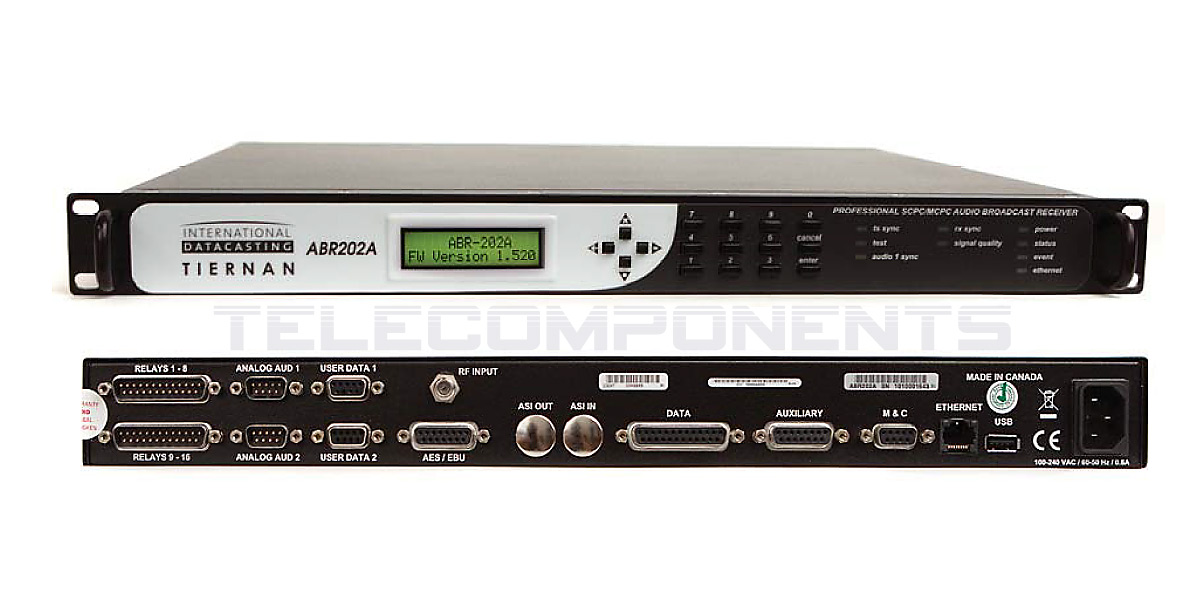 Tiernan ABR202A Professional Satellite Audio Receiver
