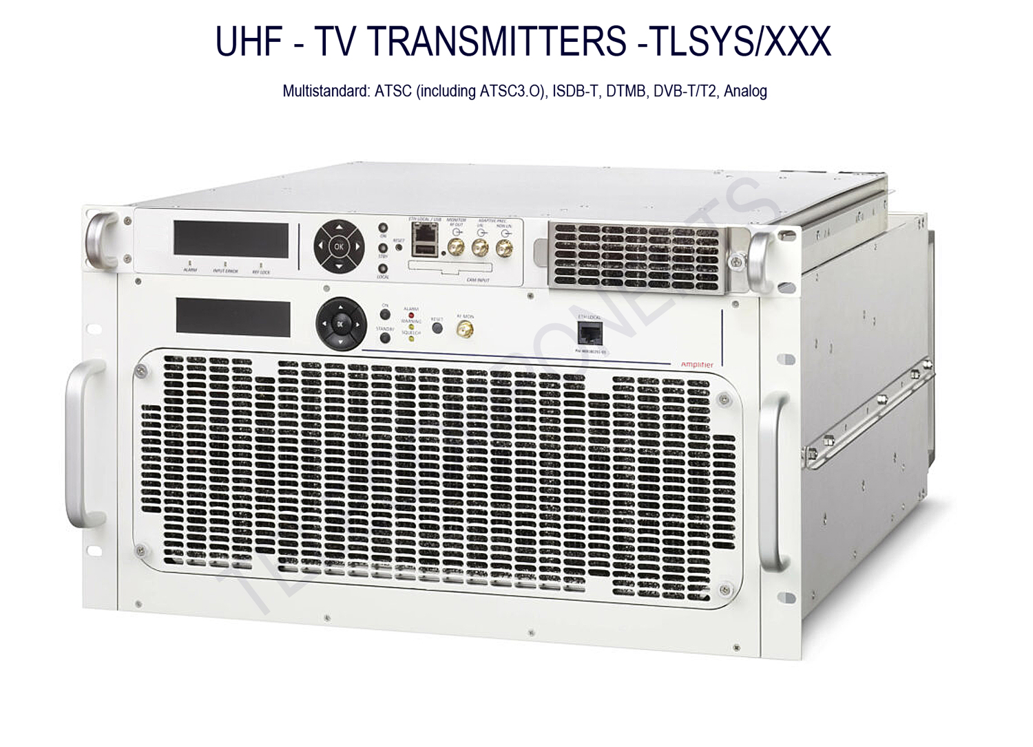 UHF TV transmitter TLSYS/1100 - 1.1Kw watt rms -NEW