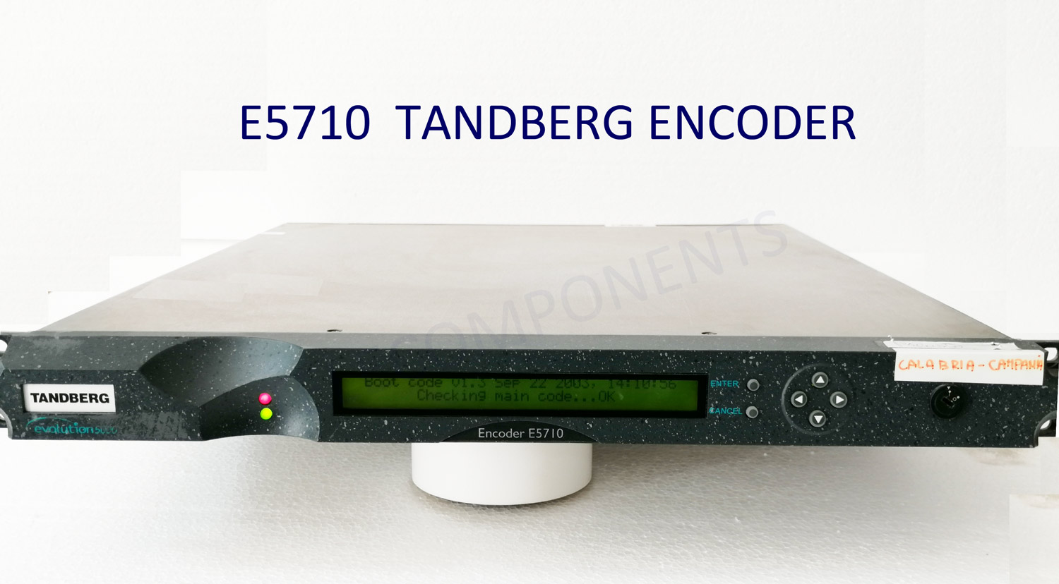 E5710 Tandberg encoder MPEG/2 (50mb/s)