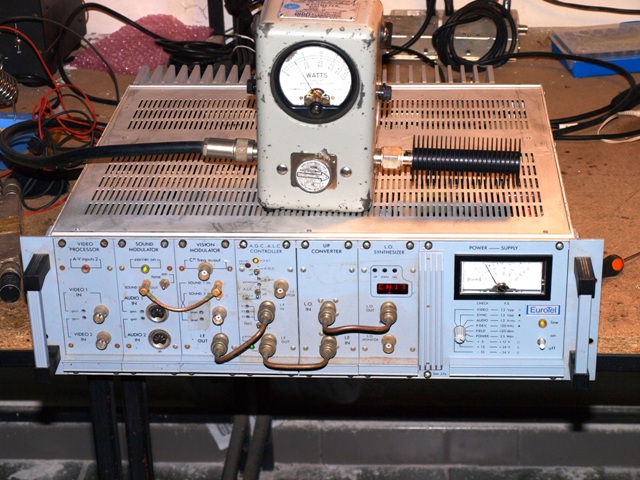 5 Watt VHF Broadcast TV Transmitter Used