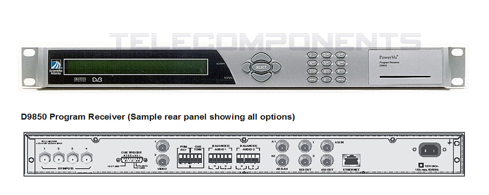 PowerVu Satellite receiver D9850