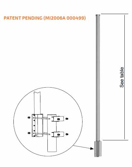 DVB-H UTV15 UHF Antenna