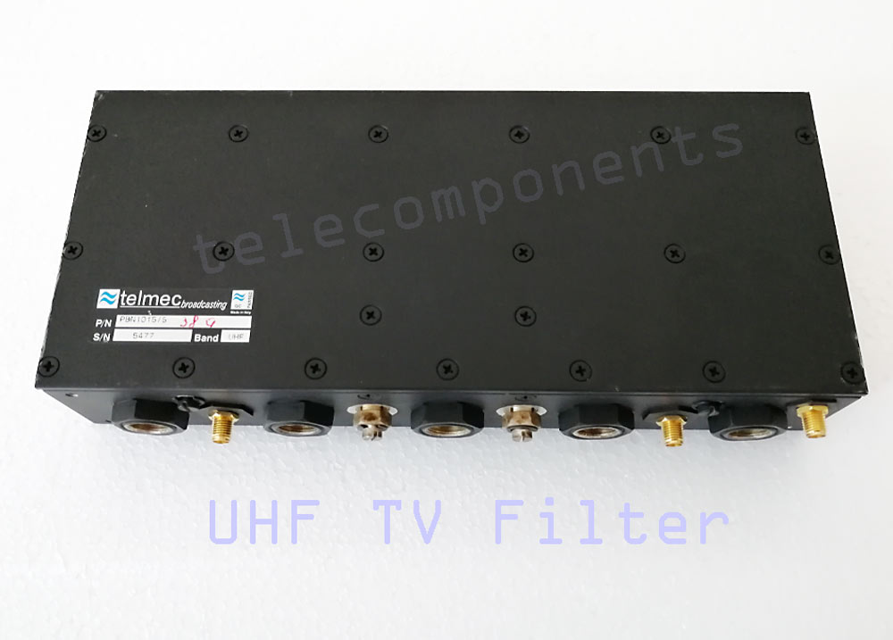 UHF TV 470-860 Mhz Bandpass Filter 100Watt