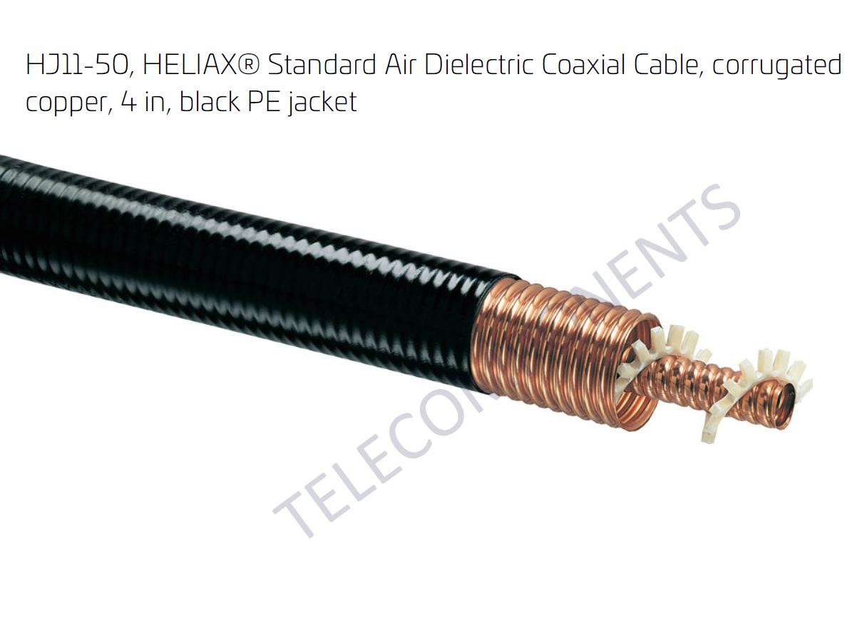 High Power Coaxial cable 4 inch HJ11-50