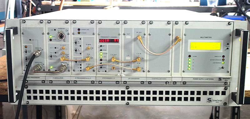100 Watt Screen UHF Broadcast TV Transmitter Used