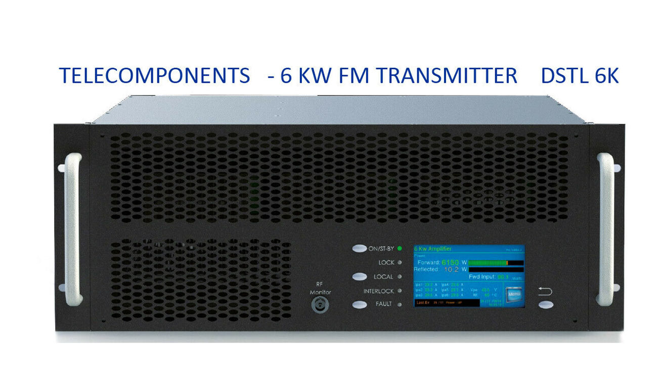 DSTL6K - 6 KW FM TRANSMITTER
