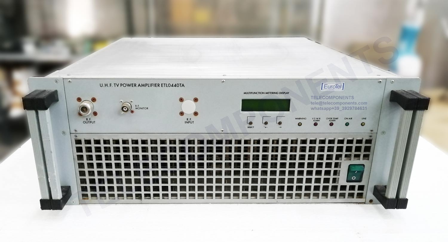100 Watt ETL440 Eurotel Analog/Digital UHF TV Power Amplifier