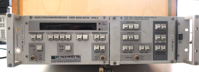 Rohde e Schwartz UPSF2 e 2 - Noise video meter e chroma