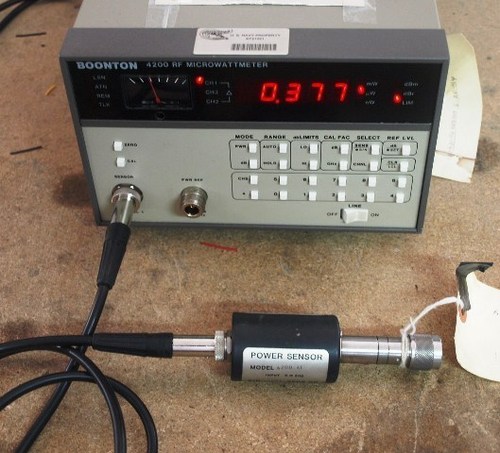 BOONTON 4200 Millivoltmeter with power sensor 18 Ghz 1 w (4200*-